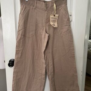 Democracy Wide Leg Cotton Capri Size 6